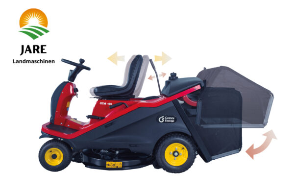 KUBOTA Gianni Ferrari GTM160 Aufsitzmäher mit Aufnahme – Bild 3
