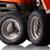 Husqvarna Frontmäher R 112C5 mit Mähdeck Combi 85 - Winterpaket mit Schneeschild, Gummileiste und Schneeketten - Modell 2025 - Image 3